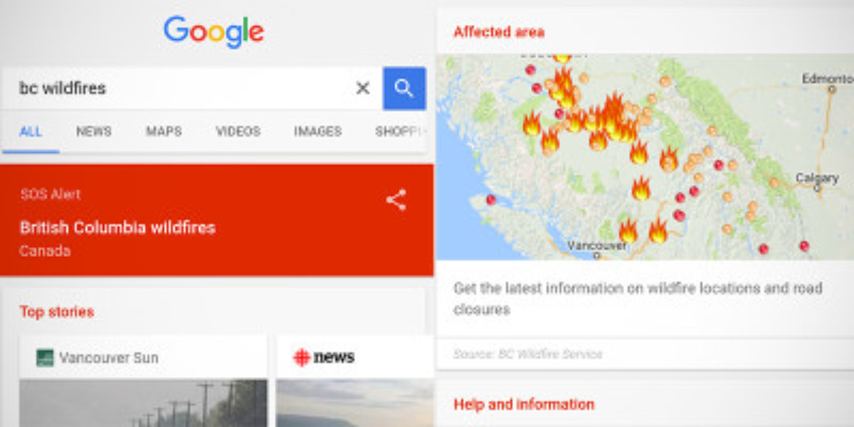 Google mostrerà avvisi sulle emergenze in tempo reale